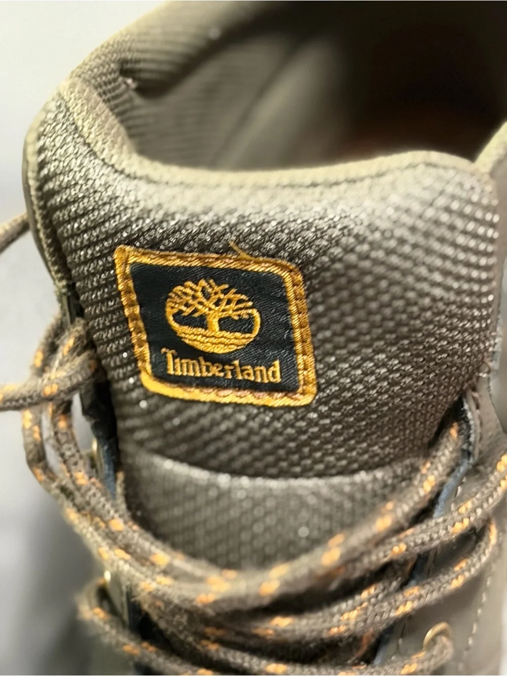 Timberland Men’s Olive Brown Lace-Up Waterproof Hiking Boots